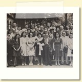 My parents' wedding picture; June 1, 1947 at the Dohany Street Synagogue