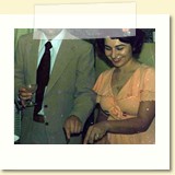 The happiest day of my life. The smile on Guy's face says it all. 
Bridgeport, CT, August 16, 1975
